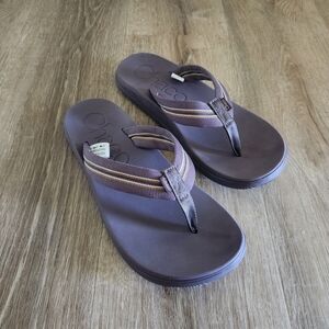 Chaco Purple Sadie Sparrow Chillos Flip Flops Women's Size 11